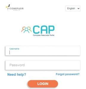 Enter your Compass username and we will email instructions on completing a password reset. . Compass associate portal cap login